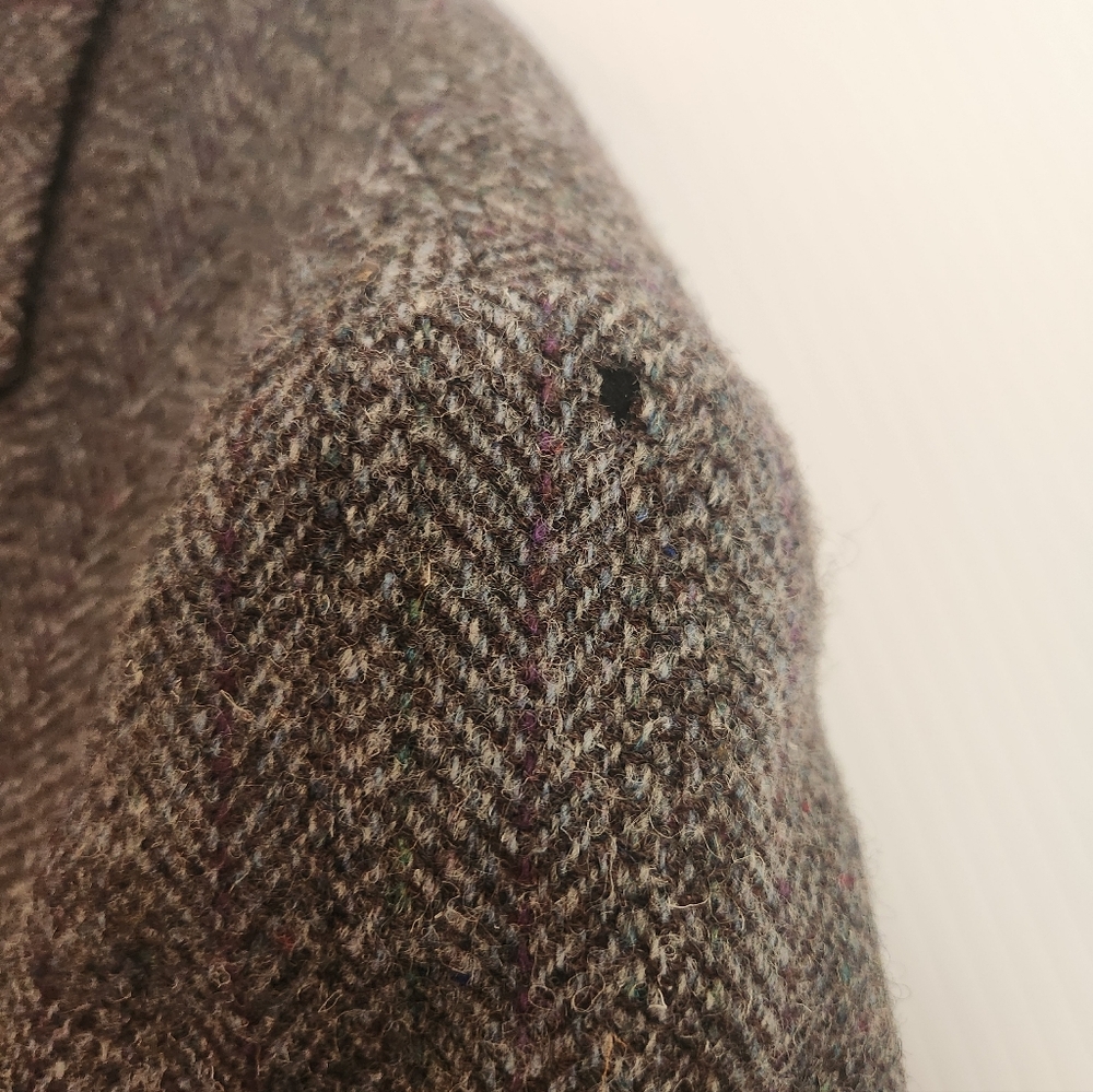 Harris Tweed Classic Gray Men's Blazer 100% Scottish Wool - Picture 3 of 7